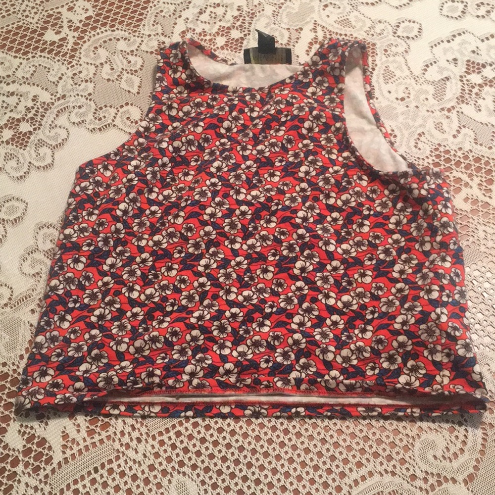 Floral crop top